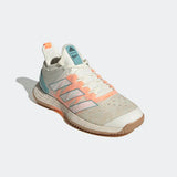 Adizero Ubersonic 4 White/Beam Orange W