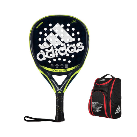 Adipower 3.1 + Racket Bag Multigame Black/Red